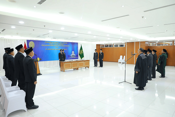 LANTIK HAKIM TINGGI PENGAWAS, PLT SEKRETARIS MA: PENGAWASAN HARUS MENJADI BAGIAN PERBAIKAN